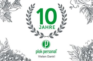 Jubiläum - 10 Jahre plok personal GmbH