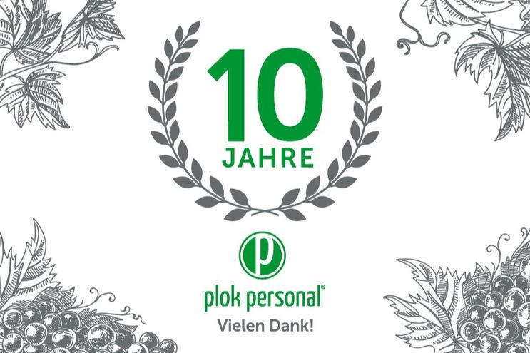Jubiläum - 10 Jahre plok personal GmbH